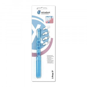 Miradent I-Prox® P  Монопучковая щётка для очистки десневых бороздок, голубая