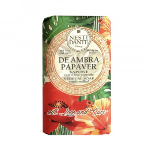 Nesti Dante Мыло янтарный мак, 250 г