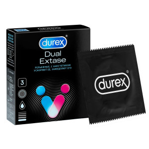 Durex Dual Extase Презервативы, 3 шт