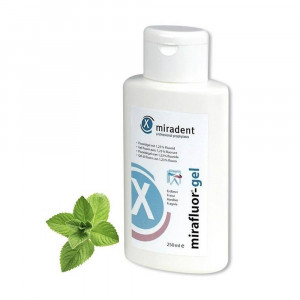 Miradent Мirafluor®-gel Фторидный гель для интенсивной профилактики кариеса со вкусом мяты, 250 мл