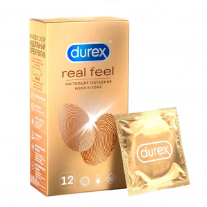 Durex Real Feel Презервативы, 12 шт