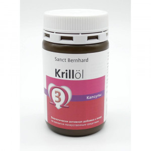 Sanct Bernhard Krill Oil Санкт Бернард Масло Криля, 90 капсул