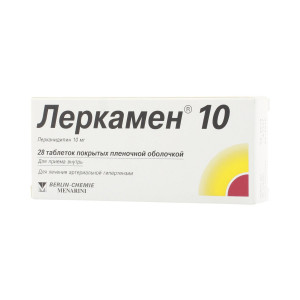 Леркамен 10, таблетки 10 мг, 28 шт