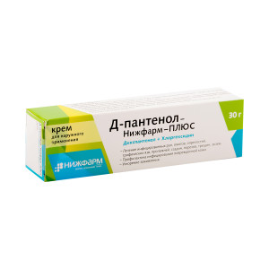 Д-Пантенол-Нижфарм, крем для наружного применения 5%, 50 гр