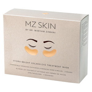MZ Skin Набор увлажняющих масок для кожи вокруг глаз, придающих сияние Hydra-Bright Golden, 5 шт