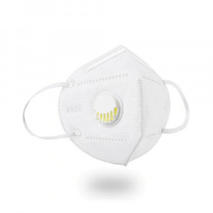 Респиратор KN95 FFP2 маска пятислойная КН95 с клапаном многоразовая (медицинская)