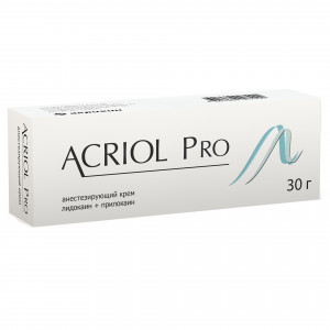 Акриол Про, крем для наружного применения 2,5%+2,5%, 30 гр