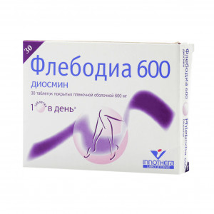 Флебодиа 600, таблетки 600 мг, 30 шт