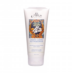 Alia Skin Care Крем для тела питательный и увлажняющий с маслами миндаля и оливы, 200 мл