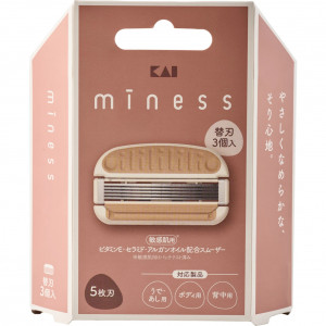MINESS Сменные кассеты для бритвенного станка