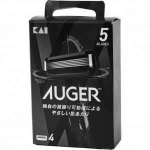 KAI Auger Сменные кассеты для бритвенного станка, 4 шт