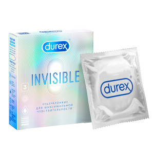 Durex Invisible Презервативы, 3 шт