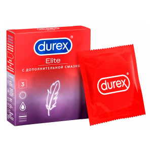 Durex Elite Презервативы, 3 шт