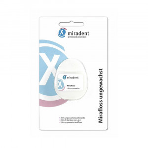 Miradent Mirafloss Unwaxed Зубная нить