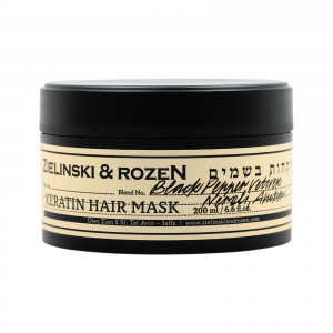 Zielinski & Rozen Кератиновая маска для волос Черный перец, Ветивер, Нероли, Амбра, 200 мл