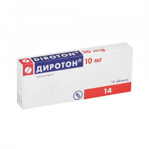 Диротон, таблетки 10 мг, 14 шт