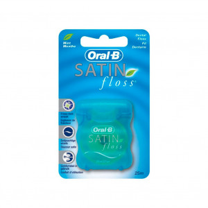 Oral-B Satin Floss Зубная нить мятная, 25 м