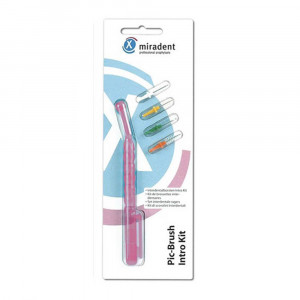 Miradent Pic-Brush® Ёршики для очистки межзубного пространства, розовый