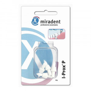 Miradent I-Prox® P  Запасные насадки для монопучковой щетки, 4 шт