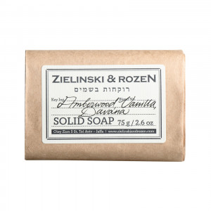 Zielinski & Rozen Твердое мыло с ароматом Амбервуд, Ваниль, Давана, 75 гр