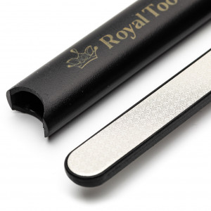 Royal Tools Пилочка для ногтей с Эффектом запаивания Черная