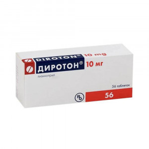 Диротон, таблетки 10 мг, 56 шт