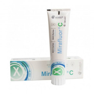 Miradent Mirafluor C Зубная паста с аминофторидами противокариозная, 100 мл