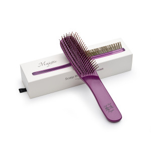 Majestic Scalp Brush Pearl Violet Расческа универсальная для всех типов волос