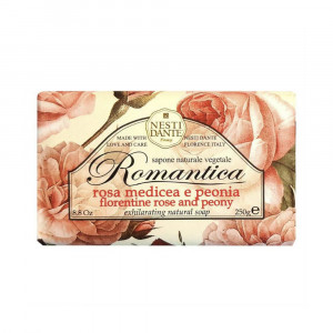 Nesti Dante Мыло романтика флорентийская роза и пион, 250 г