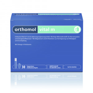 Orthomol Vital M Мультивитаминный комплекс для мужчин, питьевые флаконы + капсулы, 30 дней