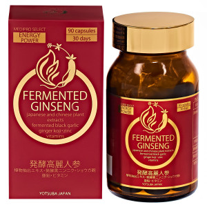 Fermented Ginseng Биологически активная добавка для молодости и энергии с женьшенем, 90 капсул