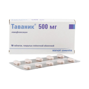 Таваник, таблетки 500 мг, 10 шт