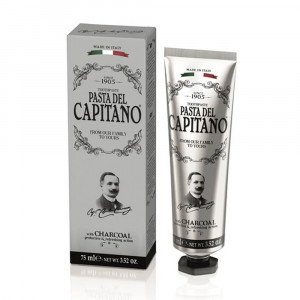 Pasta del Capitano 1905 Charcoal - Зубная паста Древесный уголь, 75 мл