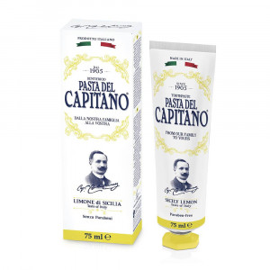 Pasta Del Capitano Limone Di Sicilia Toothpaste - Зубная паста Сицилийский лимон, 75 мл