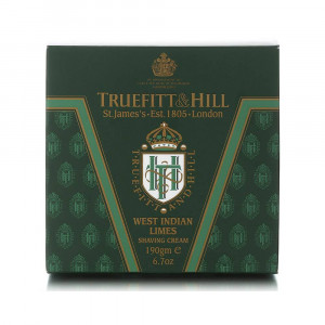 Truefitt&Hill West Indian limes shaving cream Крем для бритья в банке, 190 мл