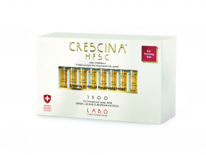 Crescina Re-Growth HFSC 100% 1300 Ампулы для возобновления роста волос для мужчин, 20 шт